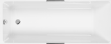 Carron Integra 1700x700mm Single Ended Bath with Twin Grips- Carronite-White Gloss (02170)