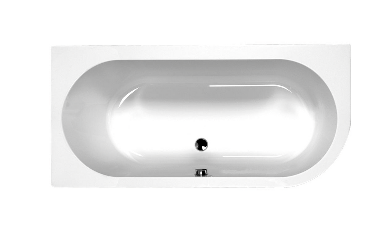 Carron Status 1600x725mm Right Hand Bath - White Gloss (02211)