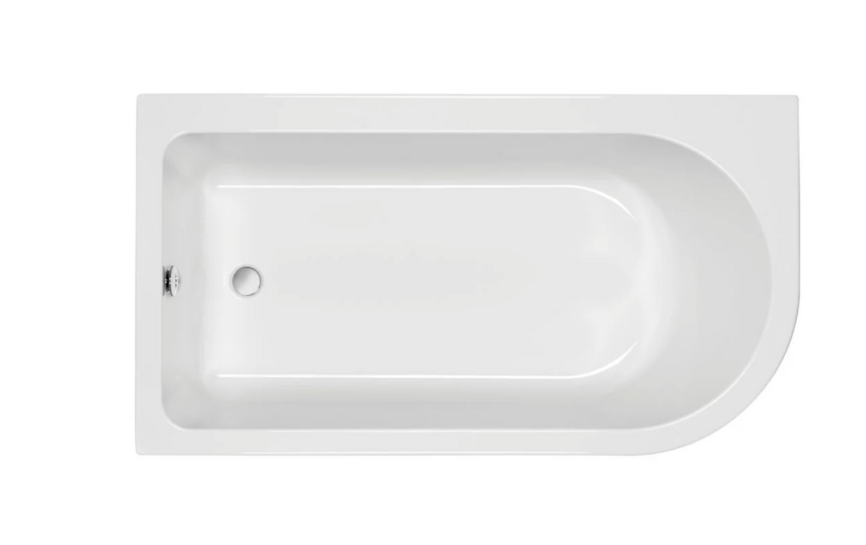 Carron Status 1700x800mm Right Hand Bath - White Gloss (02219)