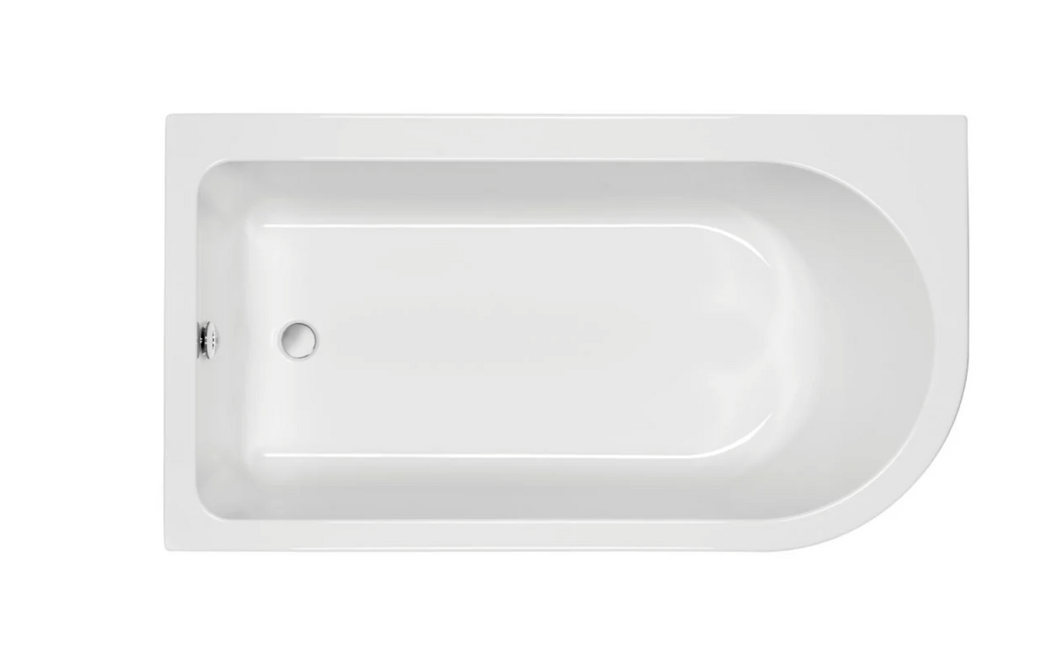 Carron Status 1700x800mm Right Hand Bath - White Gloss (02219)