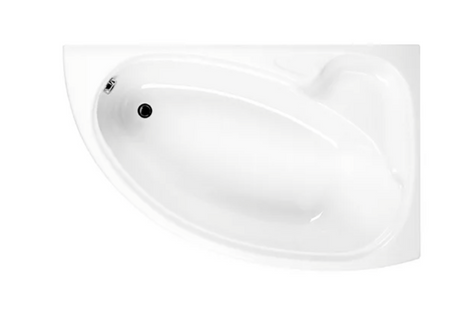 Carron Dove corner bath, left hand, Carronite