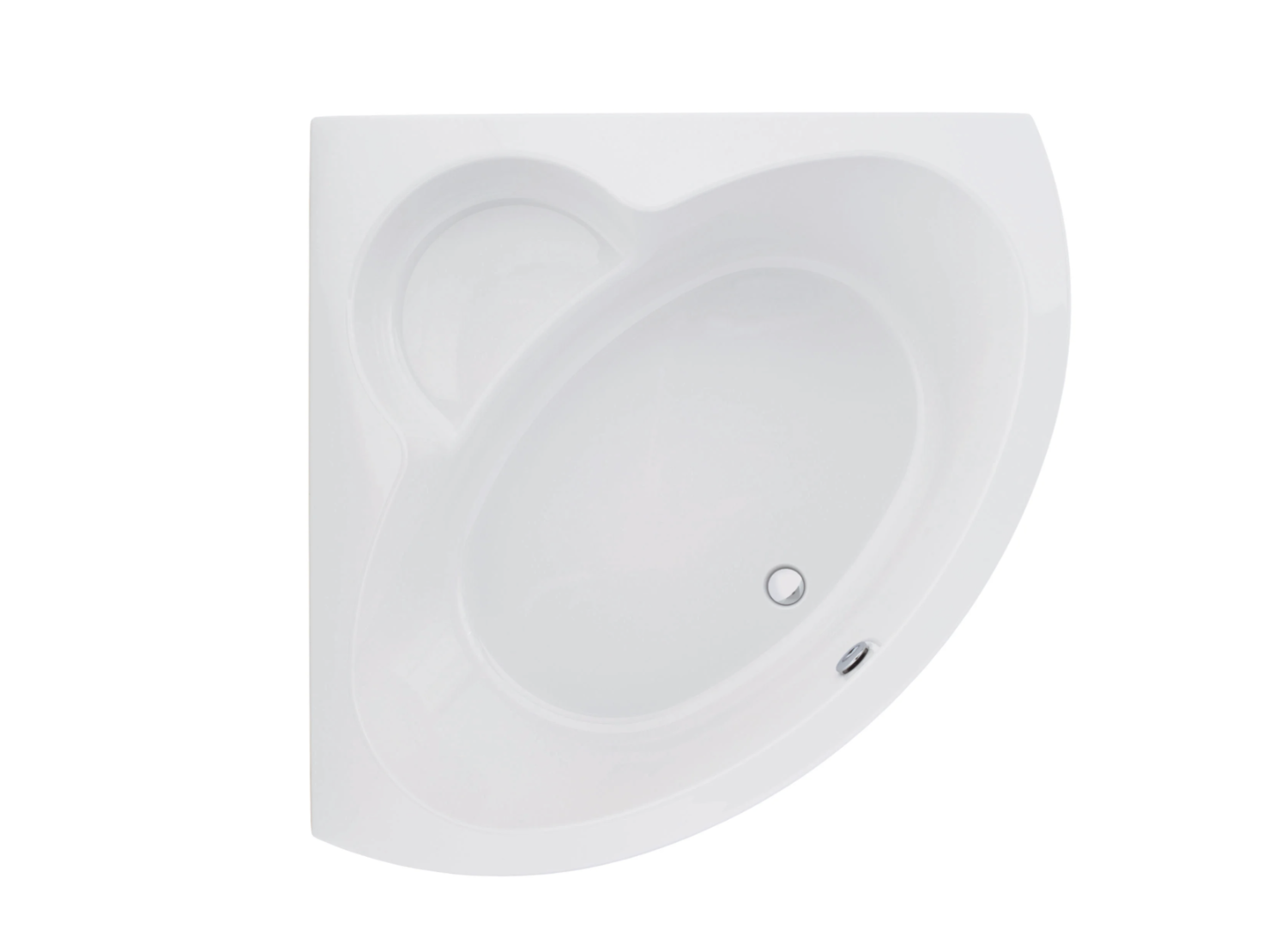 Carron Monarch 1300x1300mm Corner Bath - White Gloss (02236)