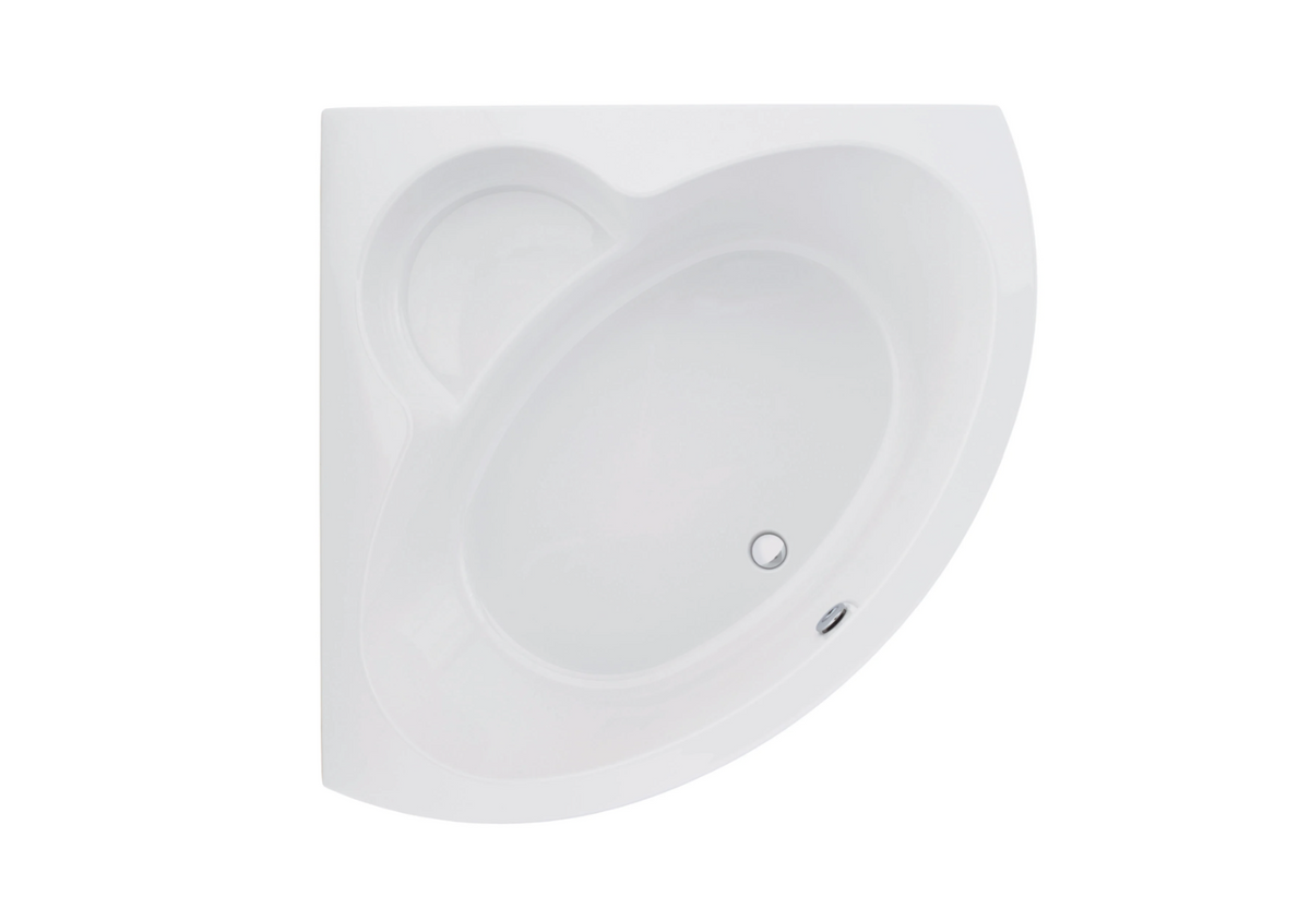 Carron Monarch corner bath, Carronite