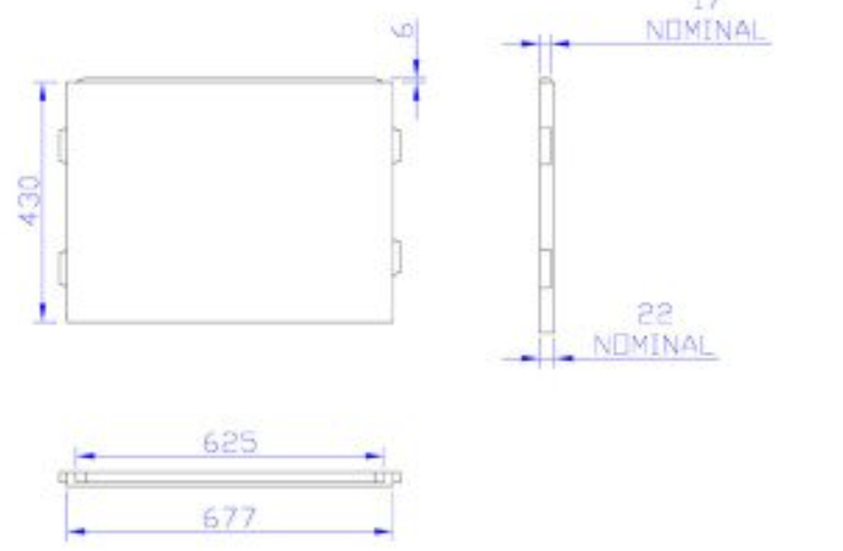 Carron End Bath Panel 700x430mm- White Gloss (02258)