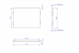 Carron End Bath Panel 700x515mm -White Gloss (02285)
