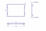 Carron End Bath Panel 800x540mm- White Gloss (02291)