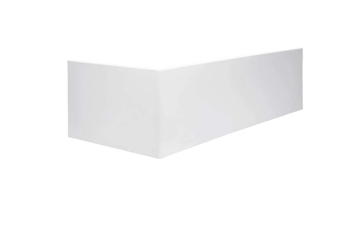 Carron Quantum Shower Bath 1700mm Carronite Front Panel - White Gloss (02327)