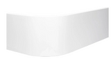 Carron Status 1600x725mm Front Bath Panel Carronite - White Gloss (02335)