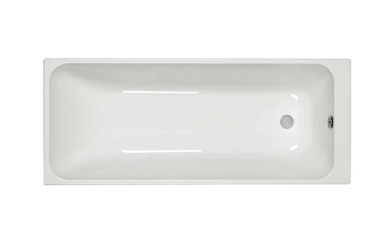 Carron Profile 1600x700mm Single Ended Bath - White Gloss (02420)