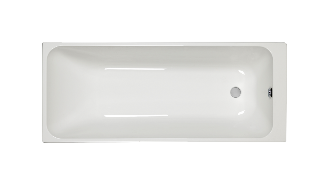 Carron Profile 1700x700mm Single Ended Bath Carronite - White Gloss (02423)