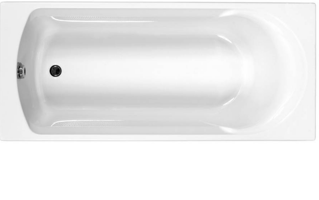 Carron Arc 1500x700mm Single Ended Bath with Twin Grips - White Gloss (02443T)