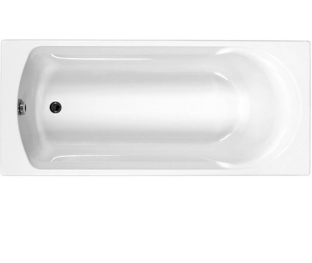 Carron Arc 1500 x 700mm Carronite bath with twin grips