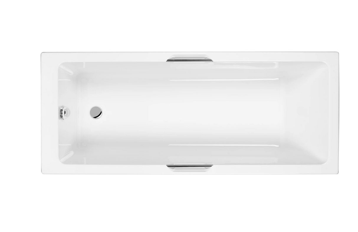 Carron Integra 1650x700mm Single Ended Bath with Twin Grips- White Gloss (02523)