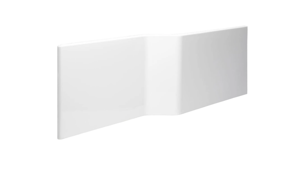 Carron Urban Edge Shower Bath 1675mm Front Bath Panel (NON L) - White Gloss (02529)