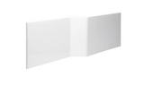 Carron Urban Edge Shower Bath 1675mm Front Panel (NON L) Carronite - White Gloss (02530)