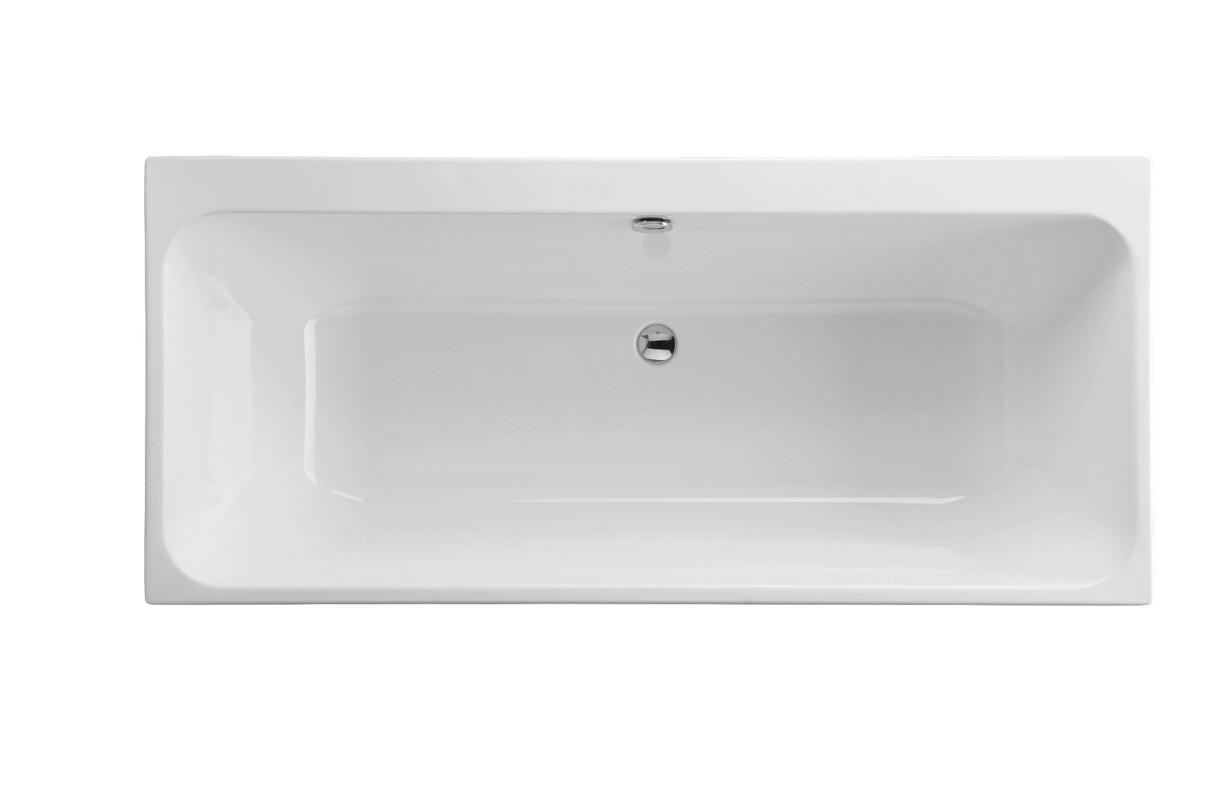 Carron Profile 1750x750mm Double Ended Bath Carronite - White Gloss (02594)
