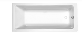 Carron Quantum 1650x700mm Single Ended Bath Carronite - White Gloss (02634)