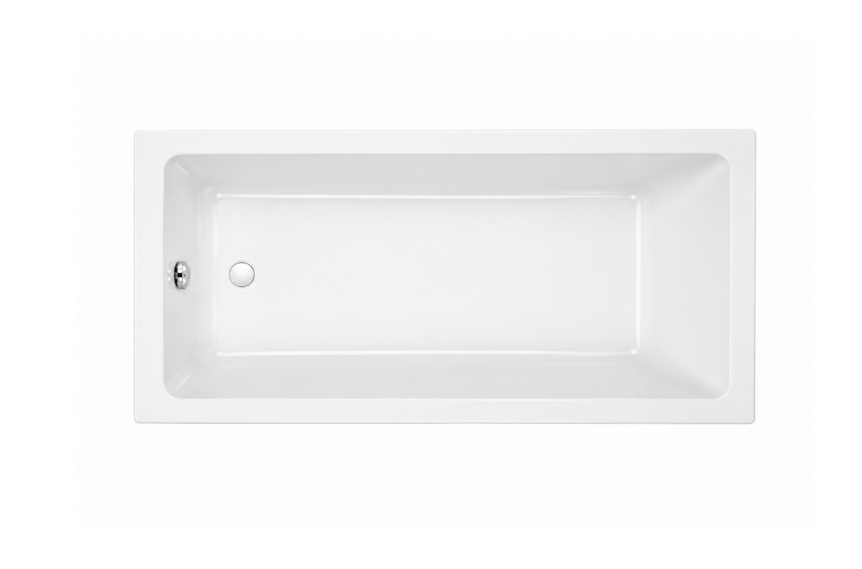 Carron Quantum Super Deep 1575x700mm Single Ended Bath - White Gloss (02750)