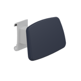 Pressalit PLUS backrest for wall track – Sideways Adjustable, Dark Blue