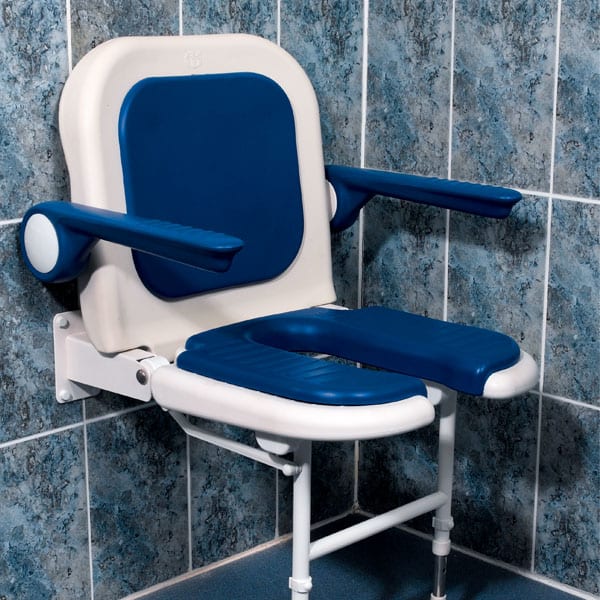 AKW 4000 Series Fold Up Shower Seat – Choice of Width, Style & Padding, photo 9
