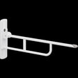 Pressalit VALUE Support Arm – Height Adjustable, White