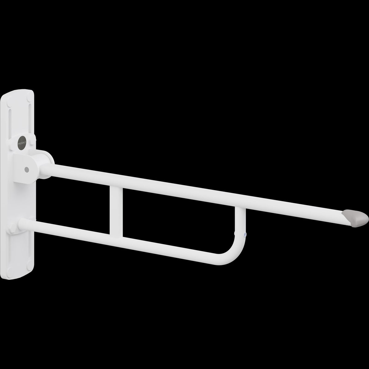 Pressalit VALUE Support Arm – Height Adjustable, White