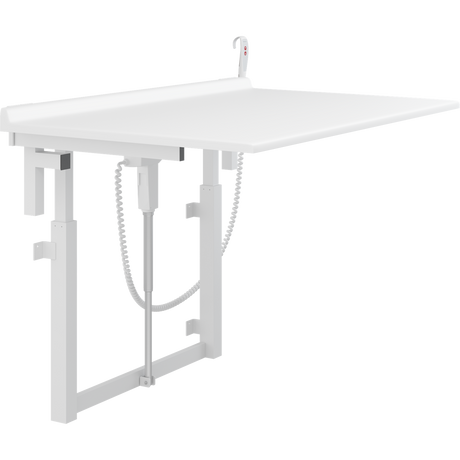 Pressalit foldable wall-mounted daycare changing table