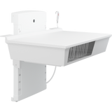 Pressalit low start daycare changing table with wire baskets