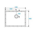 Contour ShowerDec Wet Room Floor Former 1200x900mm (SD1200X900)