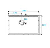 Contour ShowerDec Wet Room Floor Former 1300x800mm (SD1300X800)