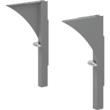 Pressalit MATRIX wash basin supports detail