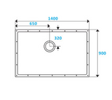 Contour ShowerDec Wet Room Floor Former 1400x900mm (SD1400X900)