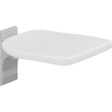 Pressalit PLUS folding seat – Fixed Height, White