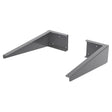 Nuie Shelf Support Brackets – Dark Grey