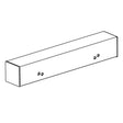 Pressalit VALUE distance piece for wash basins, white