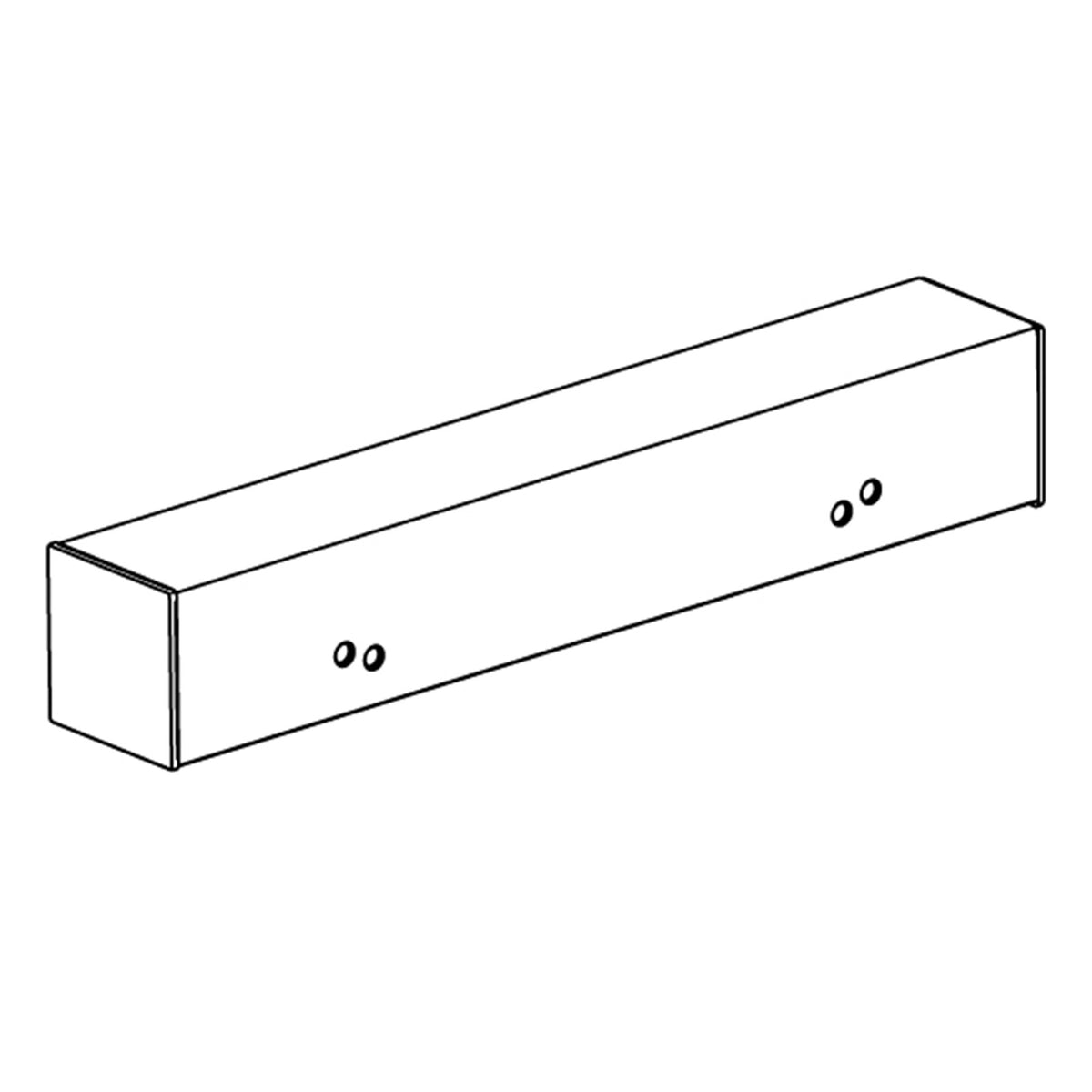 Pressalit VALUE distance piece for wash basins, white