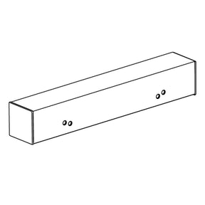 Pressalit VALUE distance piece for wash basins, white