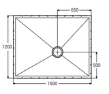 AKW Tuff Form Wet Floor Former 1500x1200mm (21045)