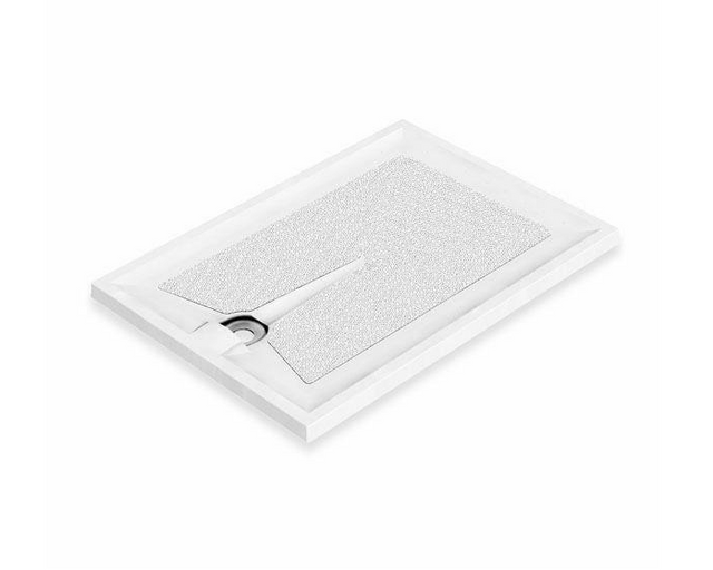 AKW Braddan 1000x800mm level access shower tray with gravity waste Code 16528W