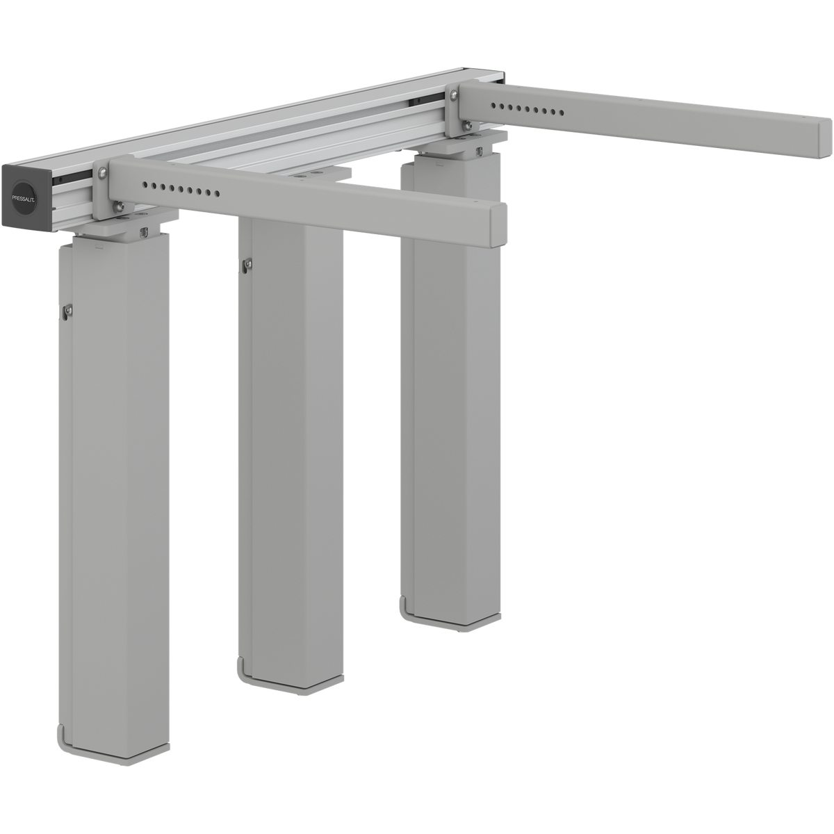 Pressalit INDIVO wall-mounted electric worktop lift with three actuators