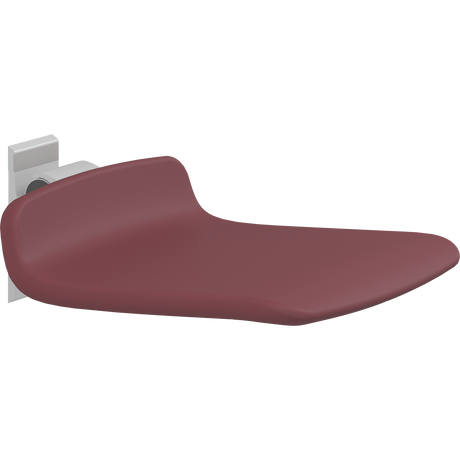 Pressalit PLUS fixed height shower seat – 450 mm, Red