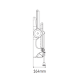 AKW 2000 Series Fold Up Shower Seat – Compact, Standard or Back & Arms, photo 15