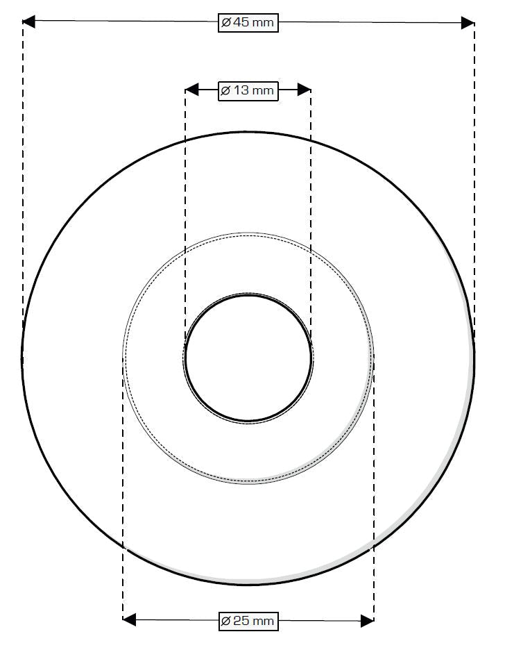 AKW Onyx Robe Hook Chrome (23690)