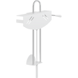 Pressalit VALUE gas-assisted wash basin bracket, white