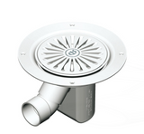 AKW Tuff Form waste fitting for vinyl wet room floor