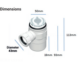 AKW 19mm Standard Gravity Waste (25125)