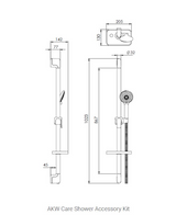 AKW Arka Care Thermostatic Mixer Shower (25420CH)