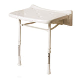 AKW 2000 Series Standard Wall Mounted Fold Up Shower Seat Unpadded (02010)