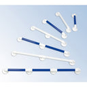 AKW 1900 Series Heavy Duty Fluted Grab Rail – Straight or Angled, White or Blue
