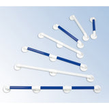 AKW 1900 Series Heavy Duty Fluted Grab Rail – Straight or Angled, White or Blue